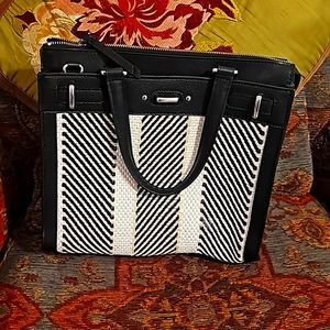 Calvin Klein Raffia Roxy Tote, Hand Bag